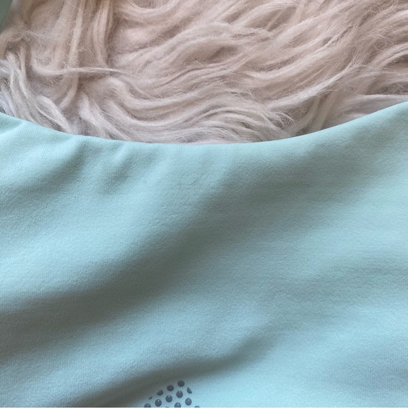 Tier Active Lush Sports Bra Medium Support Open Back Women’s Size XXL Glacier - Picture 6 of 11